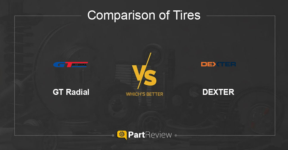 Comparison of tires GT Radial and DEXTER