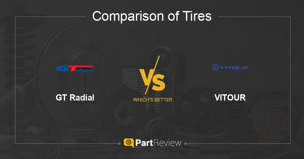 Comparison of tires GT Radial and VITOUR