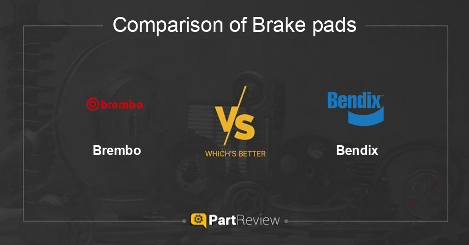 Comparison of brake pads Brembo and Bendix