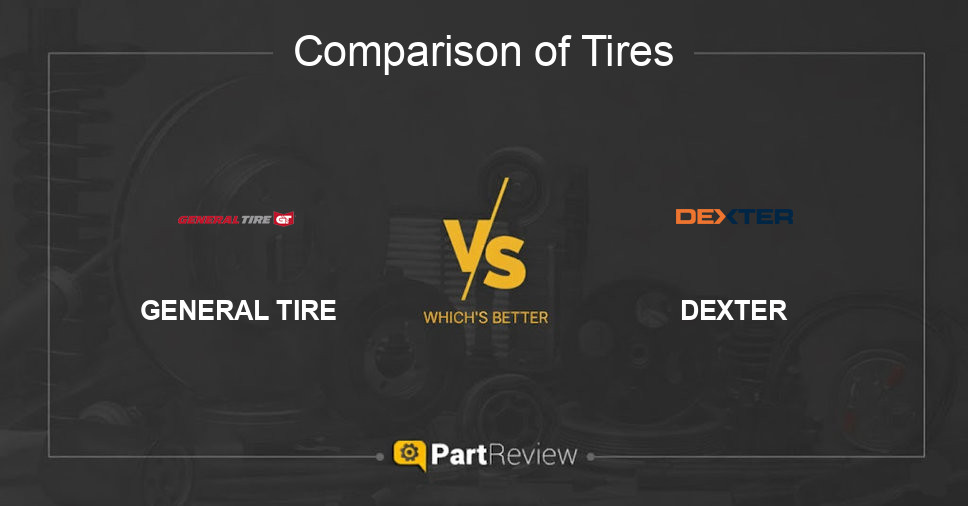 Comparison of tires GENERAL TIRE and DEXTER