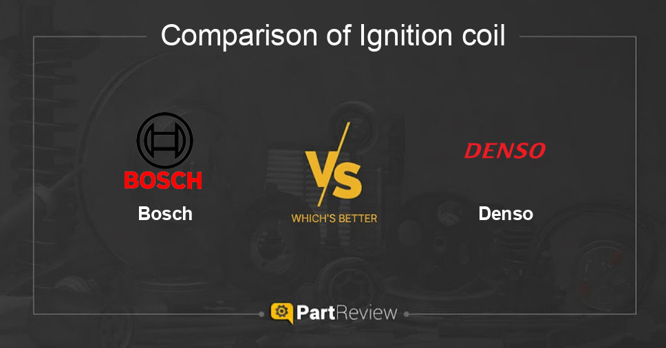 Comparison of ignition coil Bosch and Denso