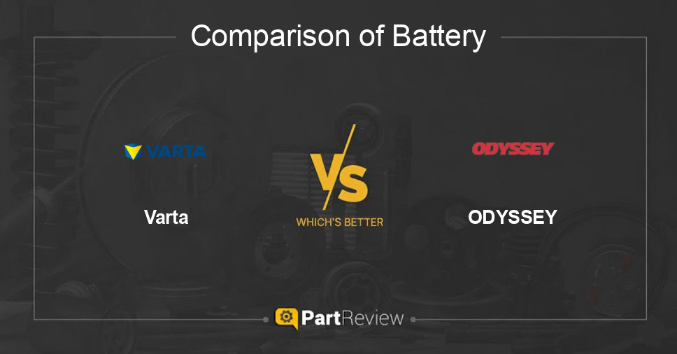 Comparison of battery Varta and ODYSSEY