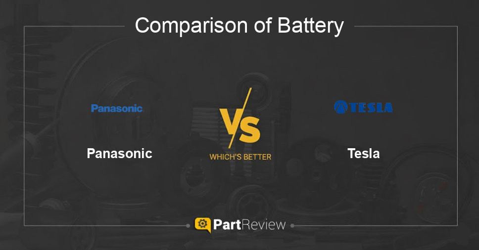 Comparison of battery Panasonic and Tesla
