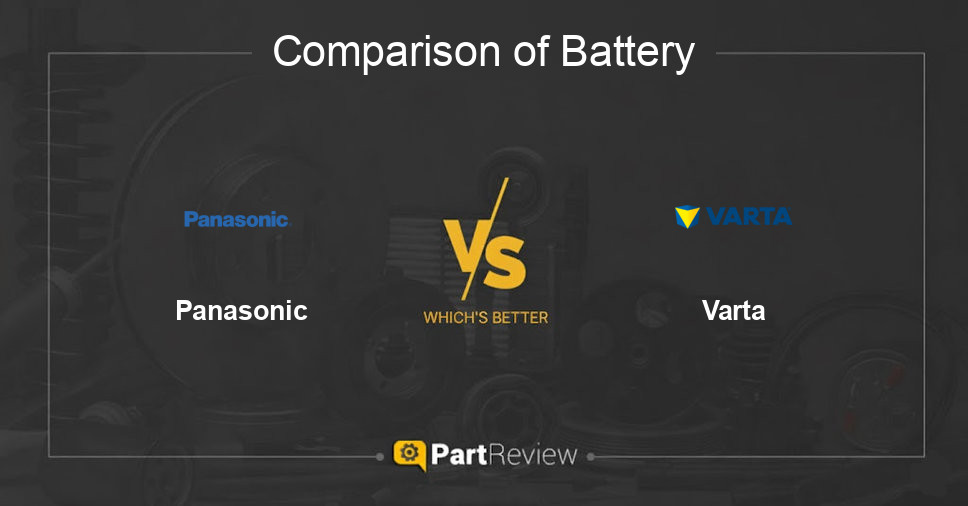 Comparison of battery Panasonic and Varta