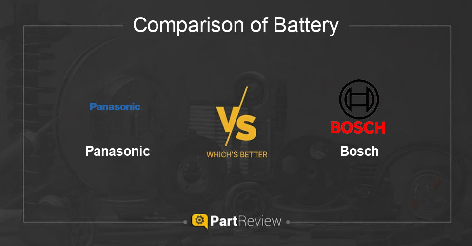 Comparison of battery Panasonic and Bosch