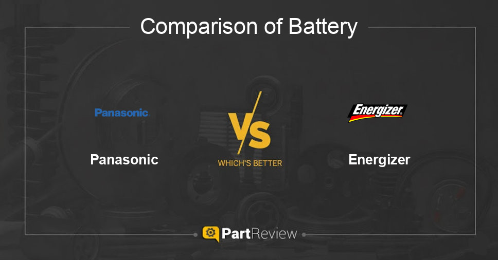 Comparison of battery Panasonic and Energizer