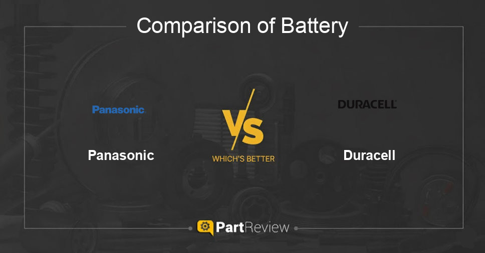 Comparison of battery Panasonic and Duracell