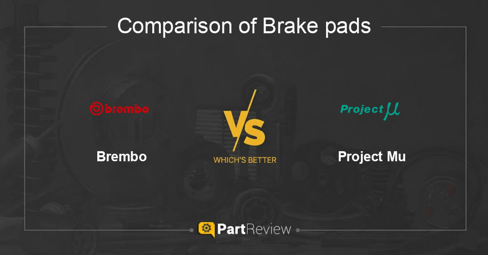 Comparison of brake pads Brembo and Project Mu