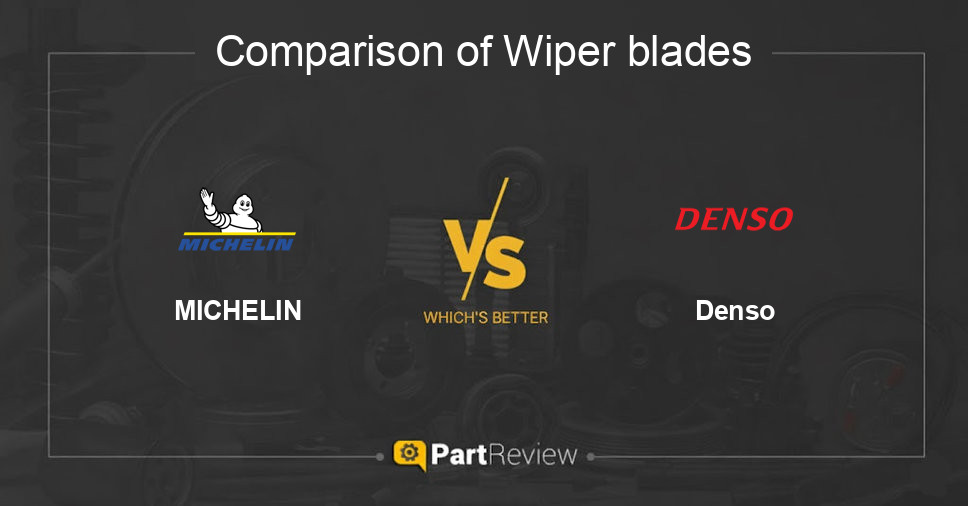 Comparison of wiper blades MICHELIN and Denso