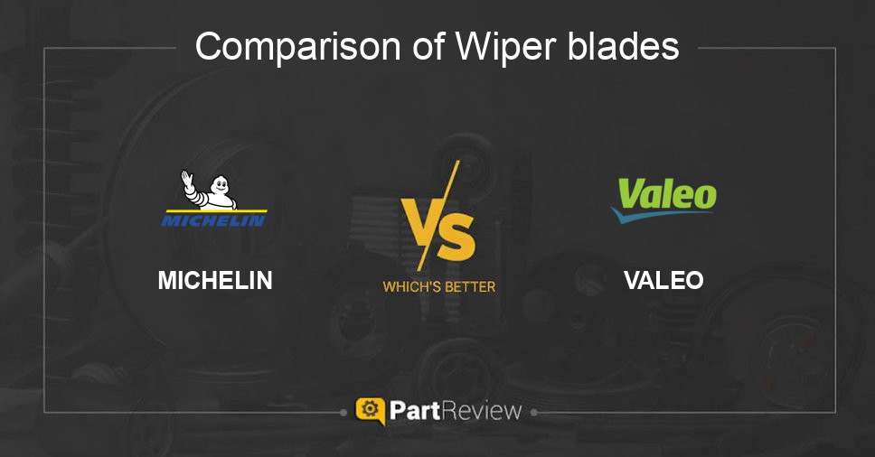 Comparison of wiper blades MICHELIN and VALEO