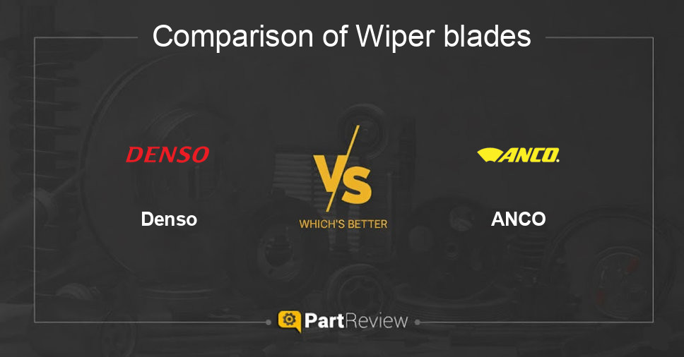 Comparison of wiper blades Denso and ANCO