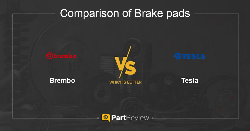 Comparison of brake pads Brembo and Tesla