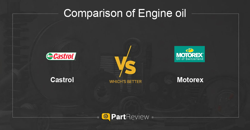 Comparison of engine oil Castrol and Motorex