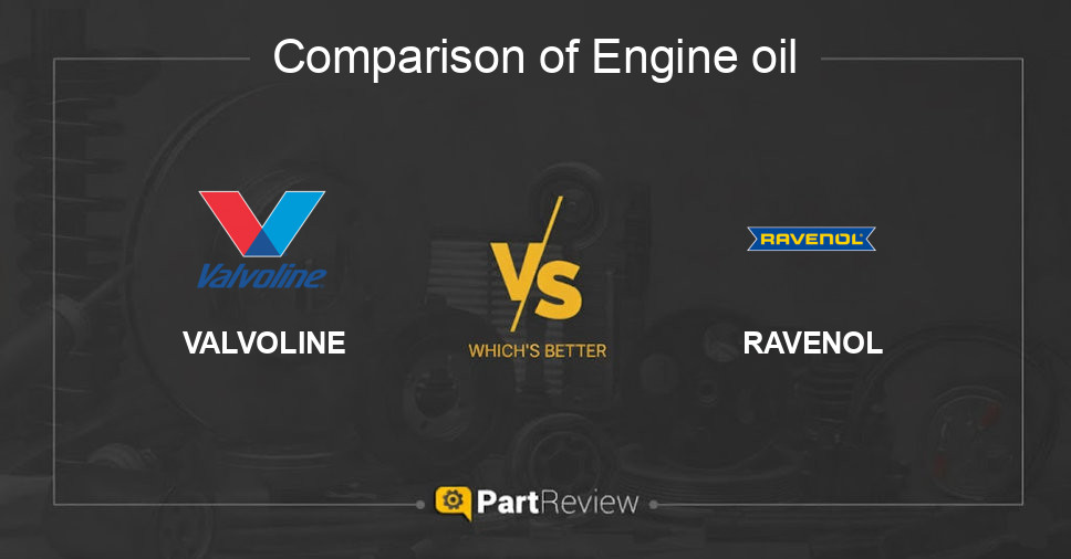 Comparison of engine oil VALVOLINE and RAVENOL