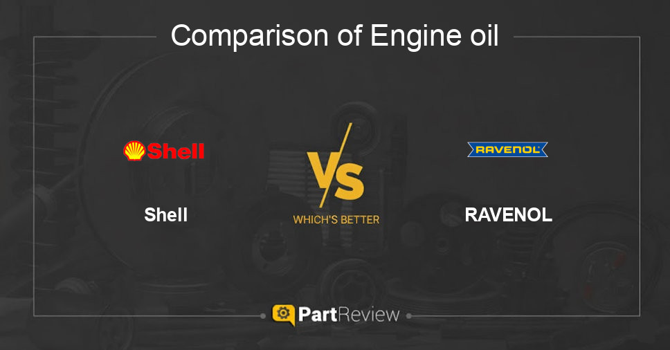 Comparison of engine oil Shell and RAVENOL