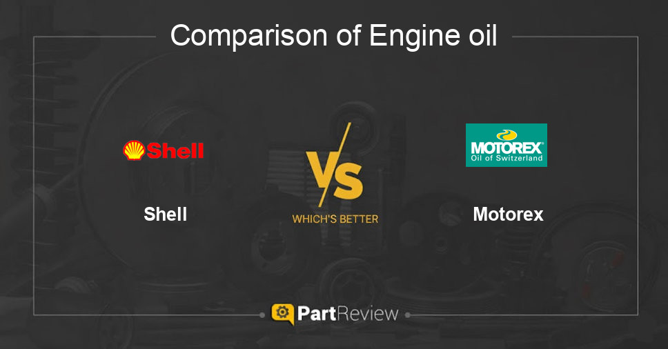 Comparison of engine oil Shell and Motorex