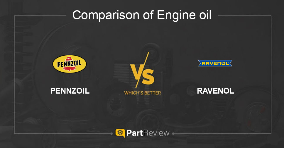 Comparison of engine oil PENNZOIL and RAVENOL