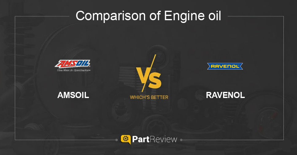 Comparison of engine oil AMSOIL and RAVENOL