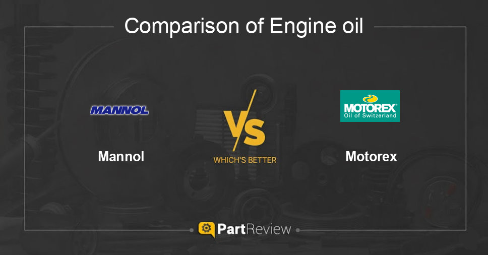 Comparison of engine oil Mannol and Motorex