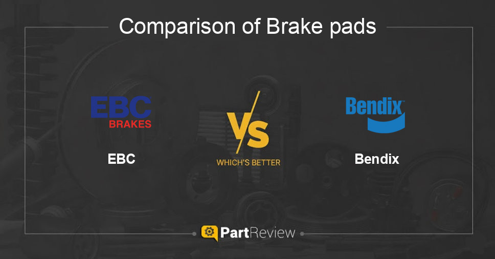 Comparison of brake pads EBC and Bendix