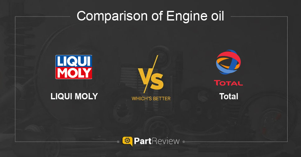 Comparison of engine oil LIQUI MOLY and Total