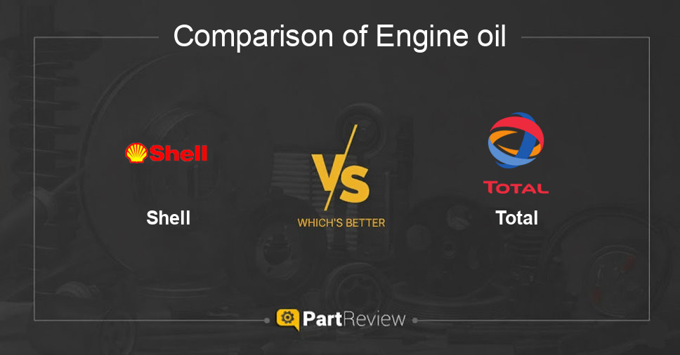 Comparison of engine oil Shell and Total