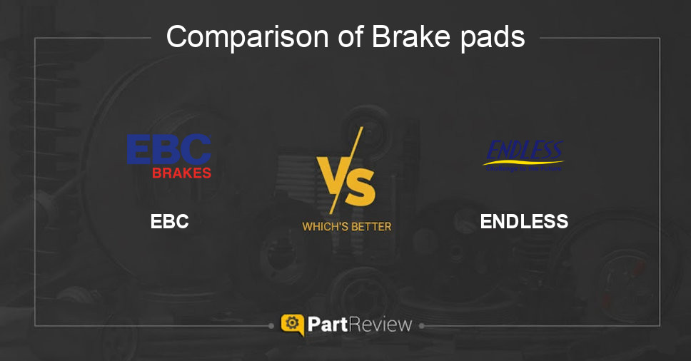 Comparison of brake pads EBC and ENDLESS