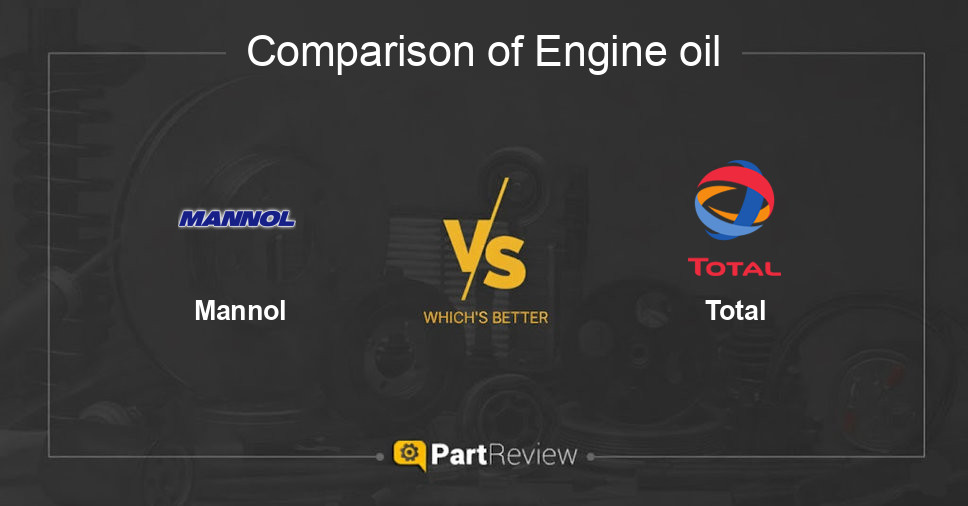 Comparison of engine oil Mannol and Total