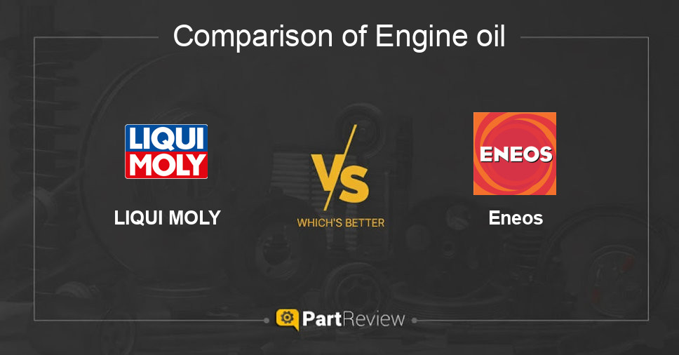 Comparison of engine oil LIQUI MOLY and Eneos