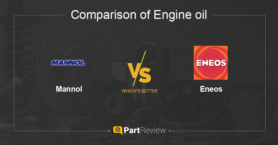 Comparison of engine oil Mannol and Eneos