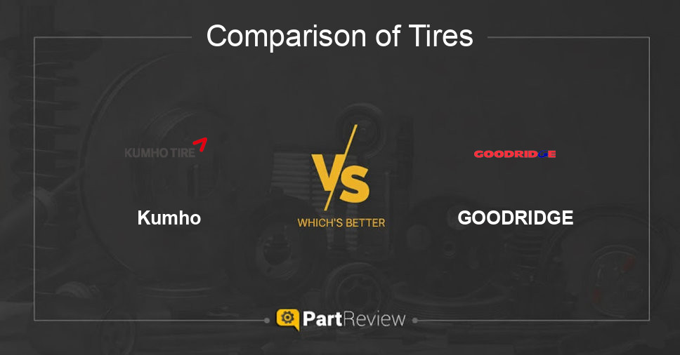 Comparison of tires Kumho and GOODRIDGE