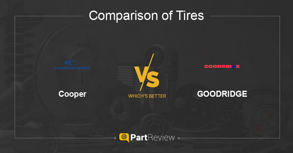 Comparison of tires Cooper and GOODRIDGE