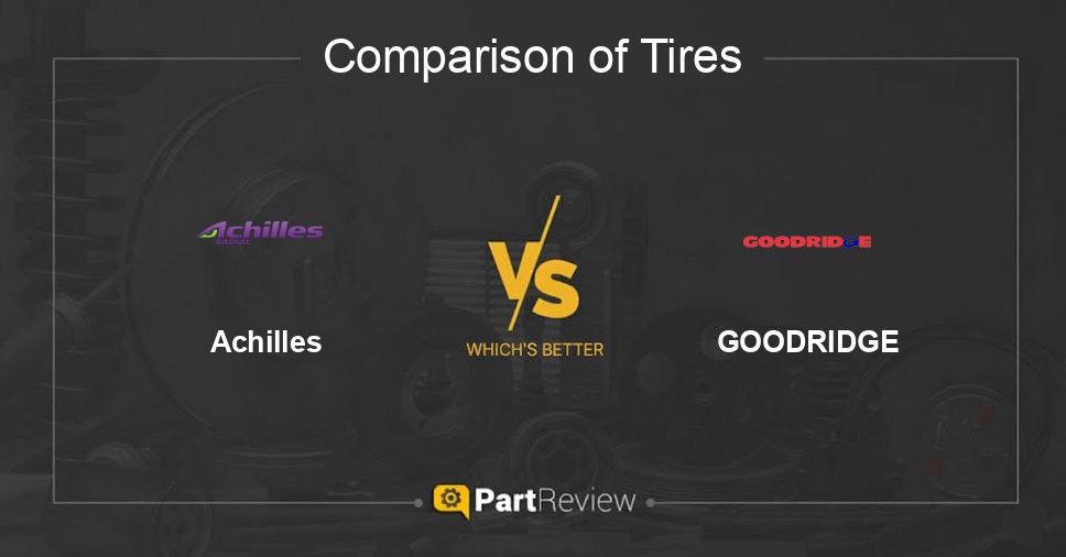 Comparison of tires Achilles and GOODRIDGE