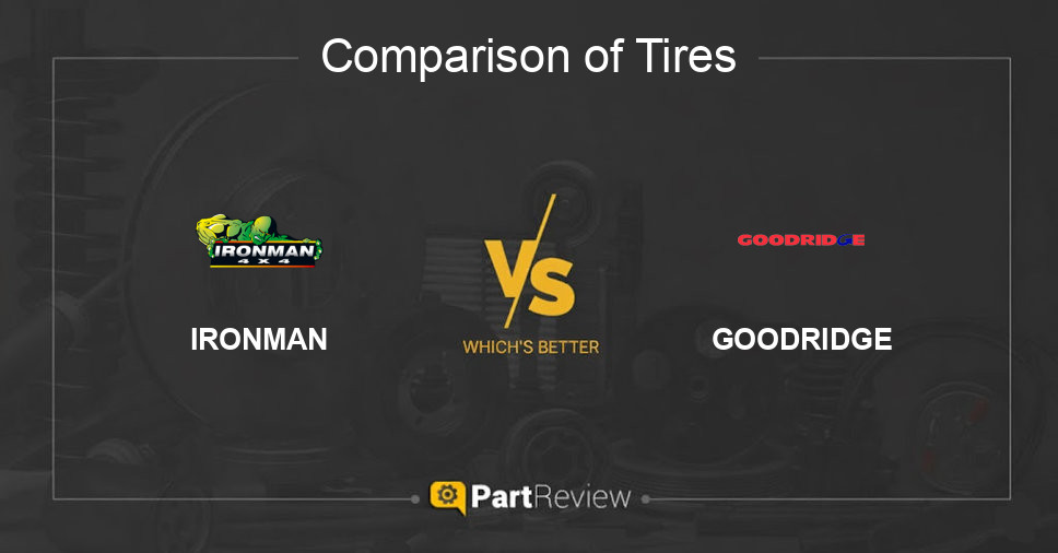 Comparison of tires IRONMAN and GOODRIDGE
