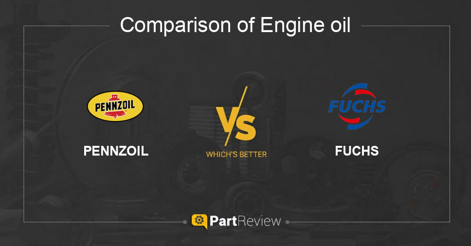 Comparison of engine oil PENNZOIL and FUCHS