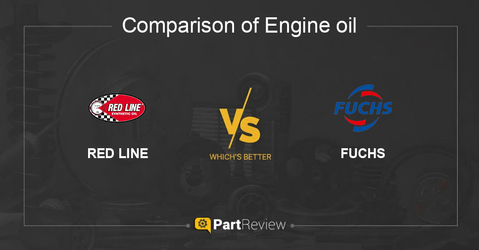 Comparison of engine oil RED LINE and FUCHS