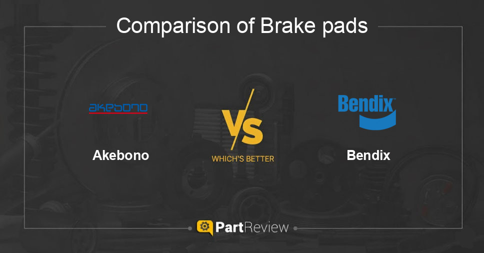 Comparison of brake pads Akebono and Bendix