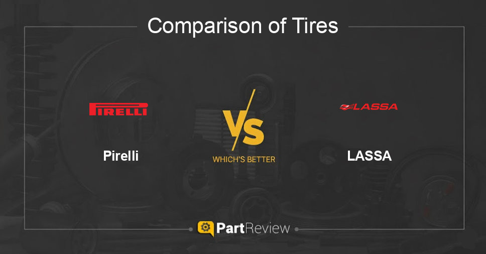 Comparison of tires Pirelli and LASSA