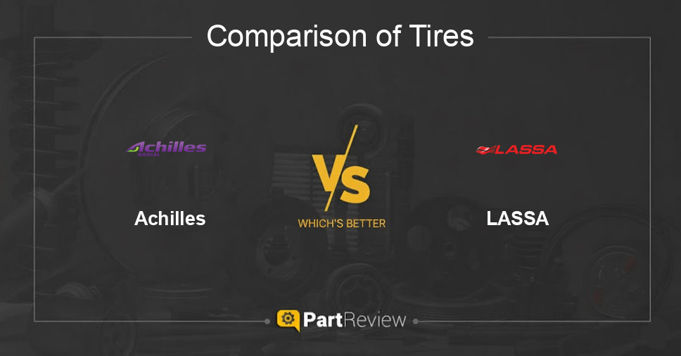 Comparison of tires Achilles and LASSA