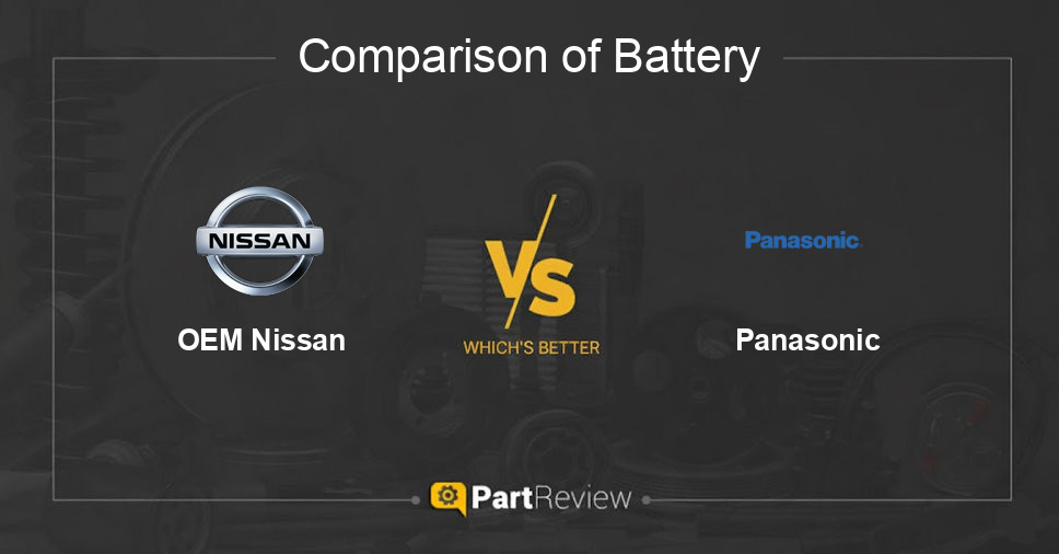 Comparison of battery OEM Nissan and Panasonic