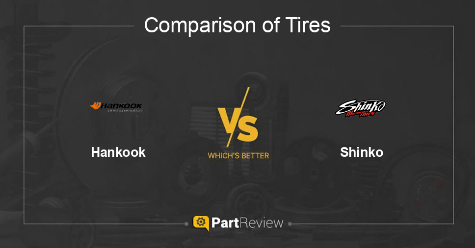 Comparison of tires Hankook and Shinko
