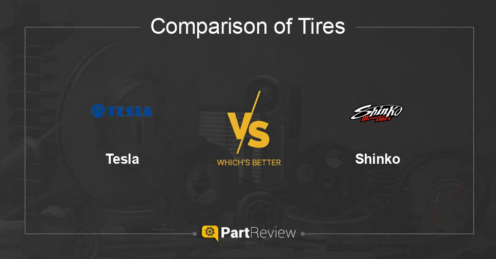 Comparison of tires Tesla and Shinko