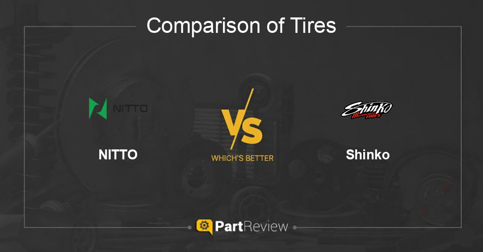 Comparison of tires NITTO and Shinko