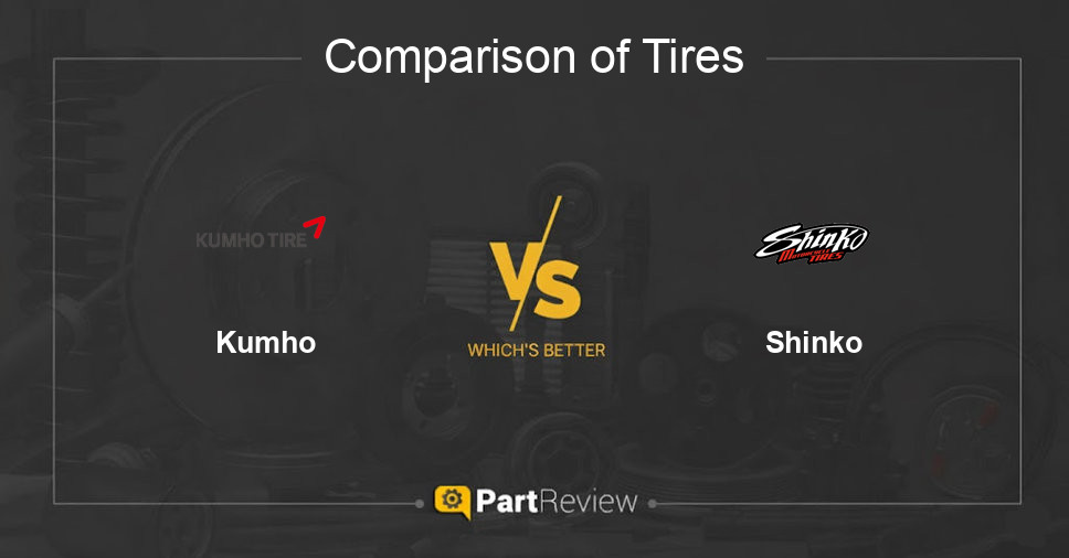 Comparison of tires Kumho and Shinko