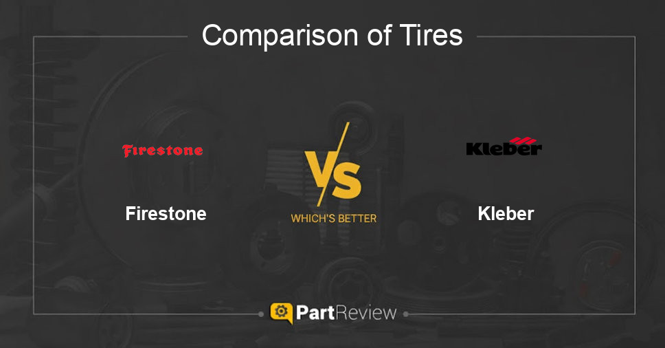 Comparison of tires Firestone and Kleber