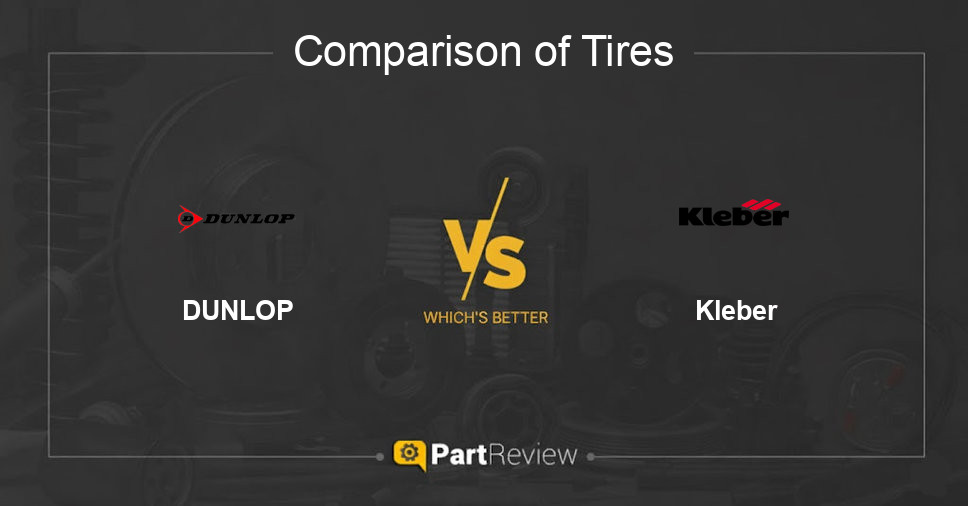 Comparison of tires DUNLOP and Kleber
