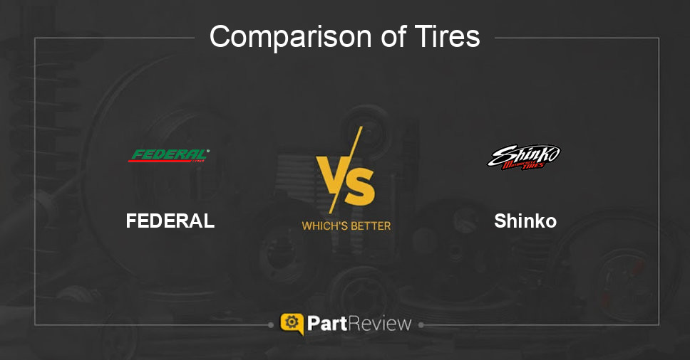 Comparison of tires FEDERAL and Shinko