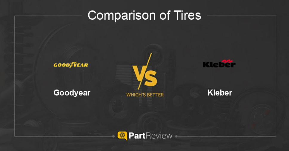 Comparison of tires Goodyear and Kleber