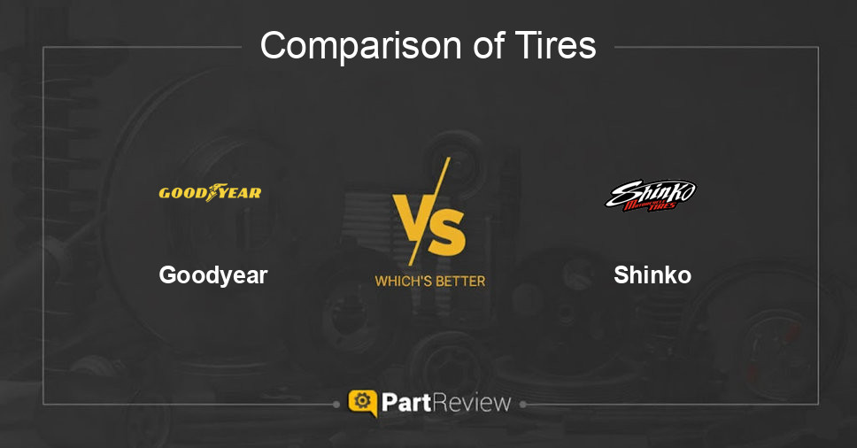 Comparison of tires Goodyear and Shinko