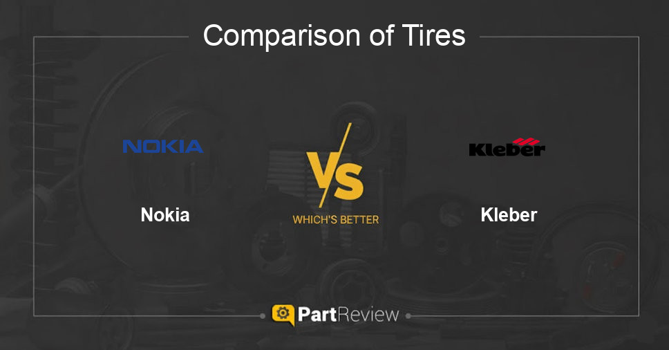 Comparison of tires Nokia and Kleber